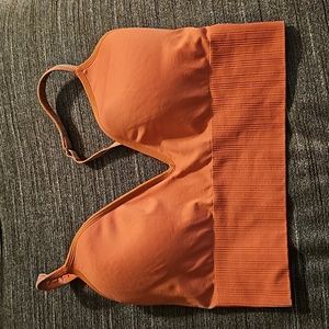 Athleta vneck long line sports bra